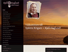 Tablet Screenshot of kjellhaglund.com